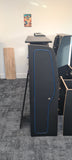 VW T5/T6 Super Matt Black & Blue Gloss Worktop SWB Units