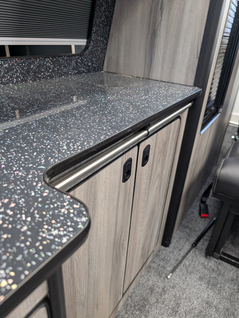 VW T4 Grey Oak & Black Sparkle SWB/LWB Units