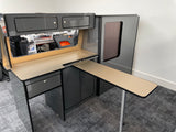 VW T5/T6 Gloss Grey & Bronze Worktop SWB Units