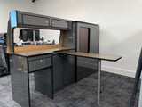 VW T5/T6 Gloss Grey & Bronze Worktop SWB Units