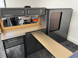 VW T5/T6 Gloss Grey & Bronze Worktop SWB Units