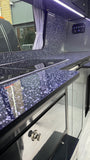 VW T5/T6 Gloss Grey & Black Sparkle Worktop Units LWB