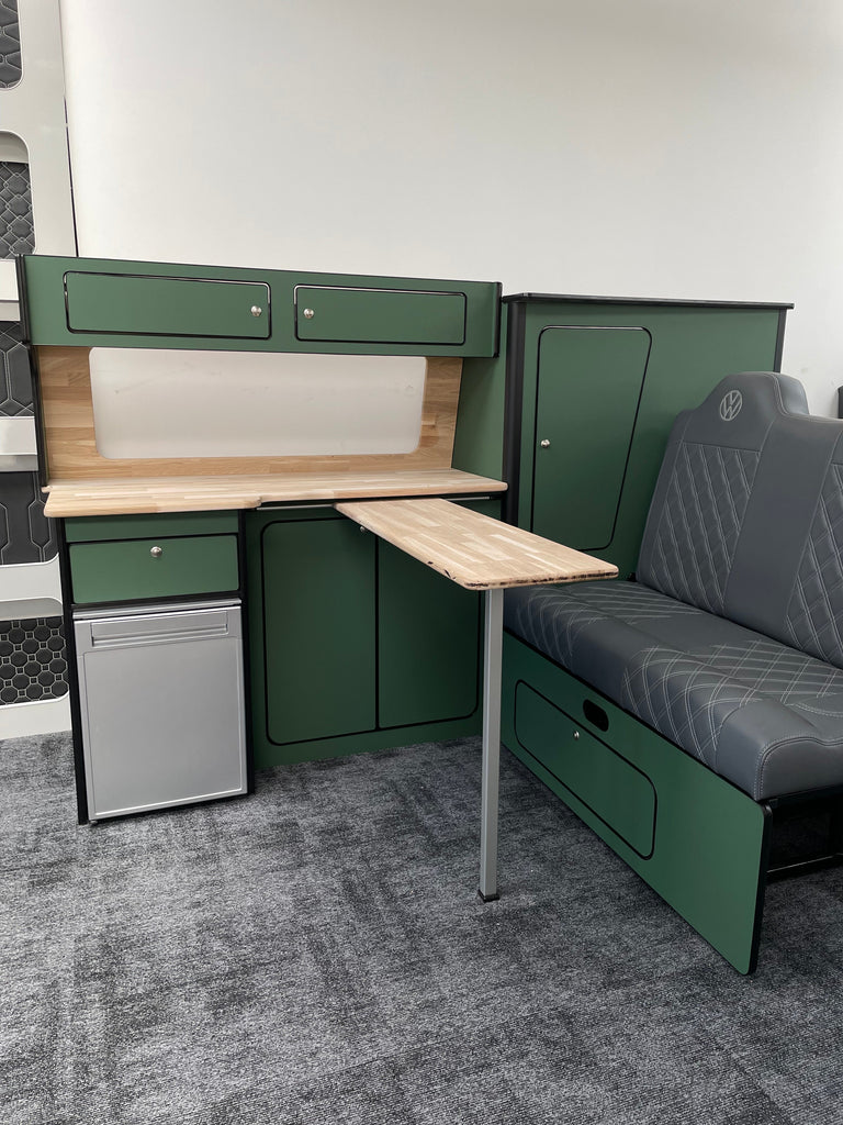 T5/T6 Super Matte Green & Oak SWB Units