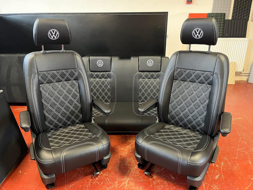 RIB Bed Supplied & Fitted In Black leatherette