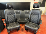 RIB Bed Supplied & Fitted In Black leatherette