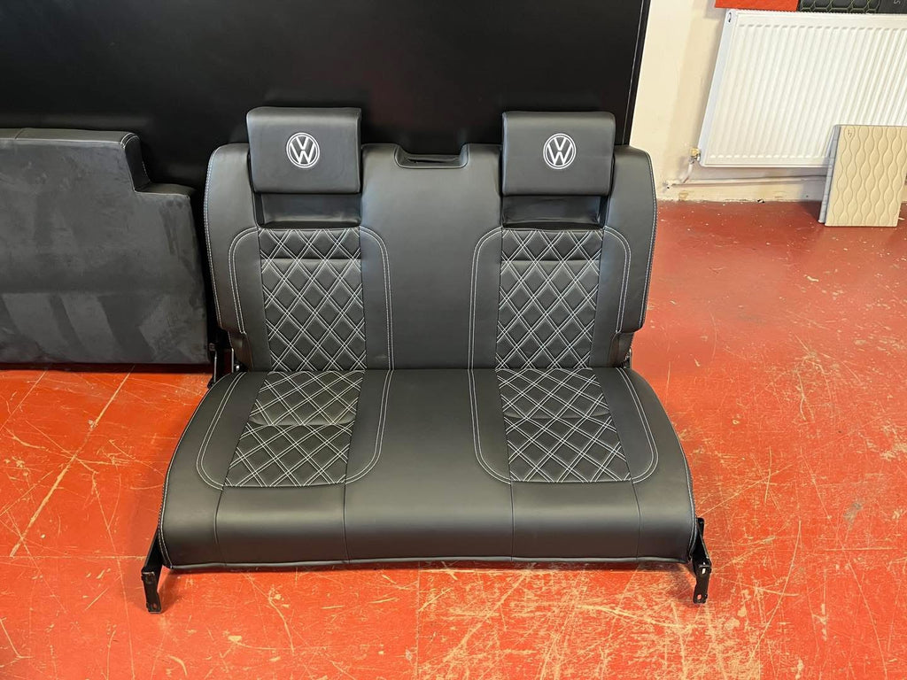 RIB Bed Supplied & Fitted In Black leatherette