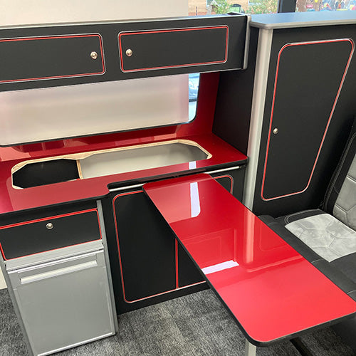 T5/T6 Rock & Roll Bed & Super Matte Black SWB Units