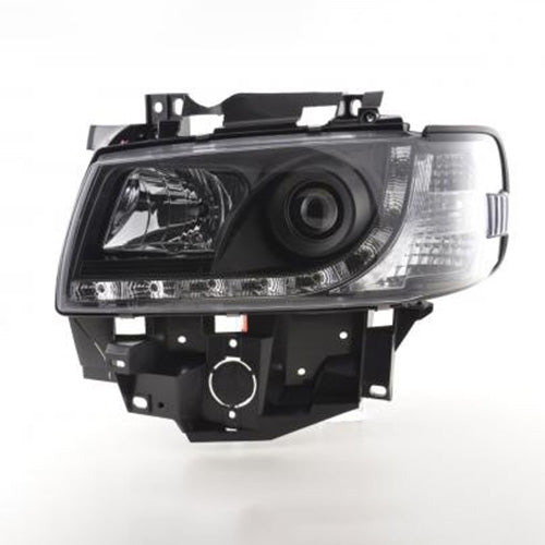T4 DRL headlights 1996-2003 long nose Black
