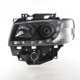 T4 DRL headlights 1996-2003 long nose Black