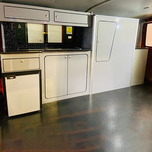 T4 Light Gloss Grey & Black Sparkle Unit