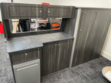 VW T4 Wood Grey & Slate Worktop SWB/LWB Units