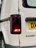 Caddy rear DARK SMOKED lights mk4