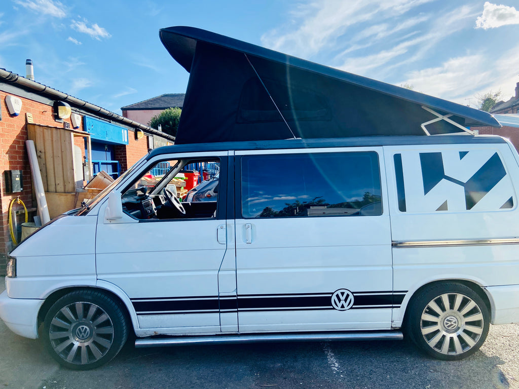 Vw t4 pop top elevating roof supplied and fitted.