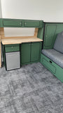 T4 Super Matt Green & Oak Unit