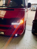VW T4 DRL headlights LED INDICATOR 1990-2003 short nose MOT COMPLIANT!