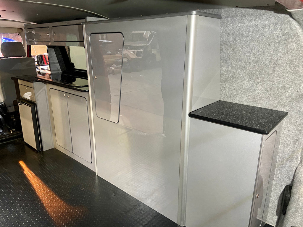 T4 Light Gloss Grey & Black Sparkle Unit