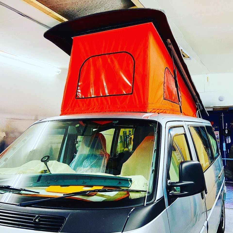 Vw t4 pop top elevating roof supplied and fitted.