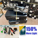 VW T4 DRL headlights LED INDICATOR 1990-2003 short nose MOT COMPLIANT!