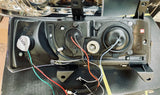 VW T4 DRL chrome headlights 1990-2003 short nose MOT COMPLIANT!