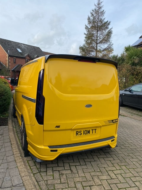 Ford Transit Custom Rear Pair Of Tail Lights SMOKED! Lens 2013 Onwards (PRE-ORDER ITEM)
