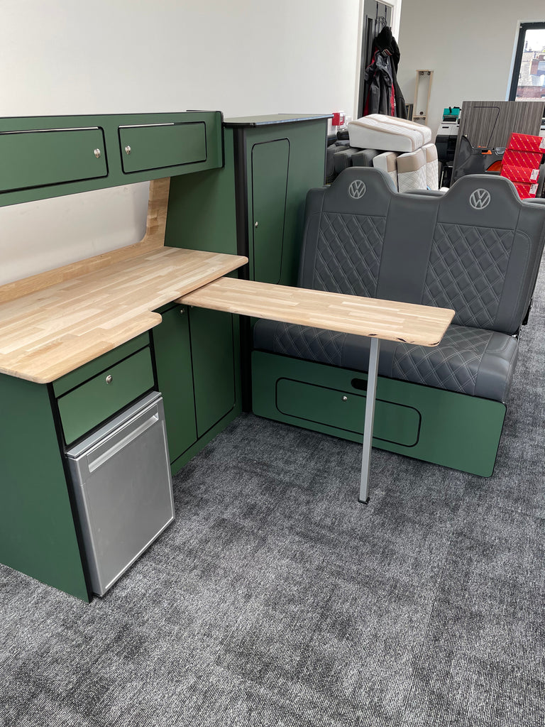 T4 Super Matt Green & Oak Unit