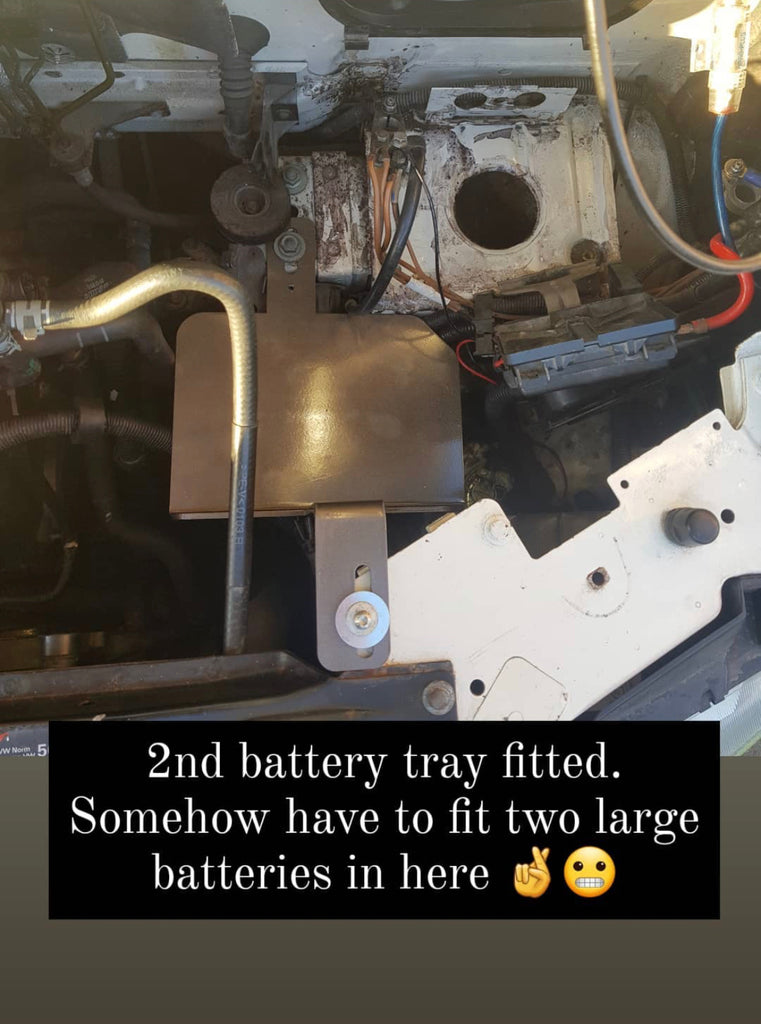 VW T4 Double Battery Tray