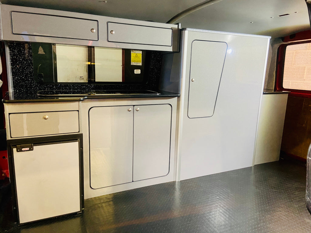 T4 Light Gloss Grey & Black Sparkle Unit