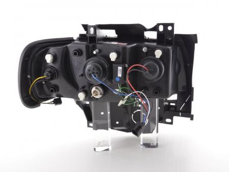 T4 DRL headlights 1996-2003 long nose Black