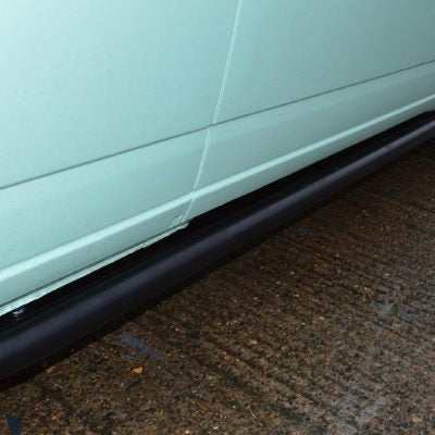 VW T4 Matt Black Sport line side bars