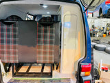 VW T5/T6 Gloss Cream & Solid Oak LWB/SWB Units