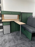 T4 Super Matt Green & Oak Unit