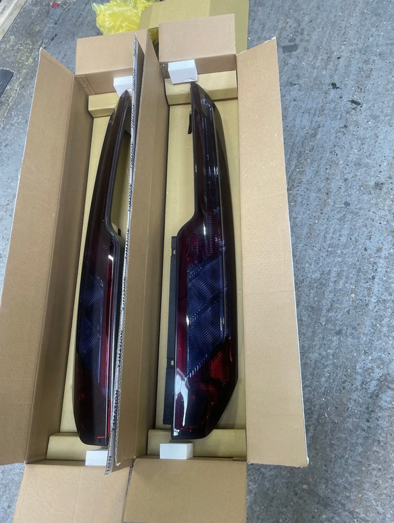 Ford Transit Custom Rear Pair Of Tail Lights SMOKED! Lens 2013 Onwards (PRE-ORDER ITEM)