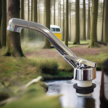 Samba chrome folding tap