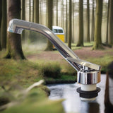 Samba chrome folding tap