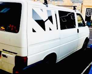 VW T4 rear quarter sticker