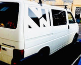 VW T4 rear quarter sticker