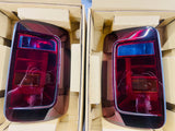 Caddy rear DARK SMOKED lights mk4