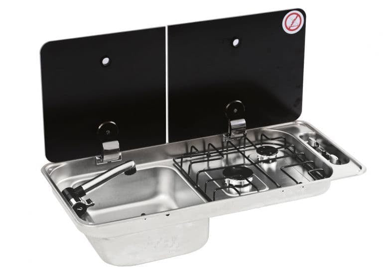 Can sink and dual hob