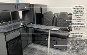 VW T5/T6 Rock & Roll Bed & Super Matte Grey SWB/LWB Units