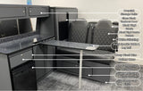 VW T5/T6 Rock & Roll Bed & Super Matte Grey SWB/LWB Units