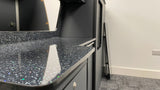 T5/T6 Super Matte Grey & Black Sparkle Worktop SWB Units