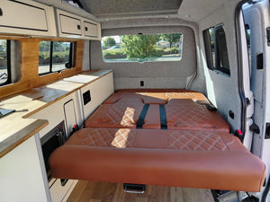 VW T4 High Gloss Cream & Oak Low Level SWB/LWB Units