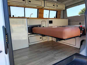 VW T4 High Gloss Cream & Oak Low Level SWB/LWB Units