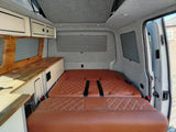VW T4 High Gloss Cream & Oak Low Level SWB/LWB Units