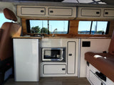 VW T4 High Gloss Cream & Oak Low Level SWB/LWB Units