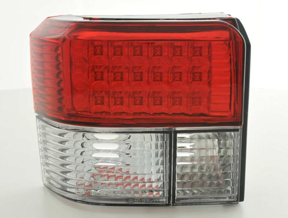VW T4 led rear lights clear/red 1990-2003